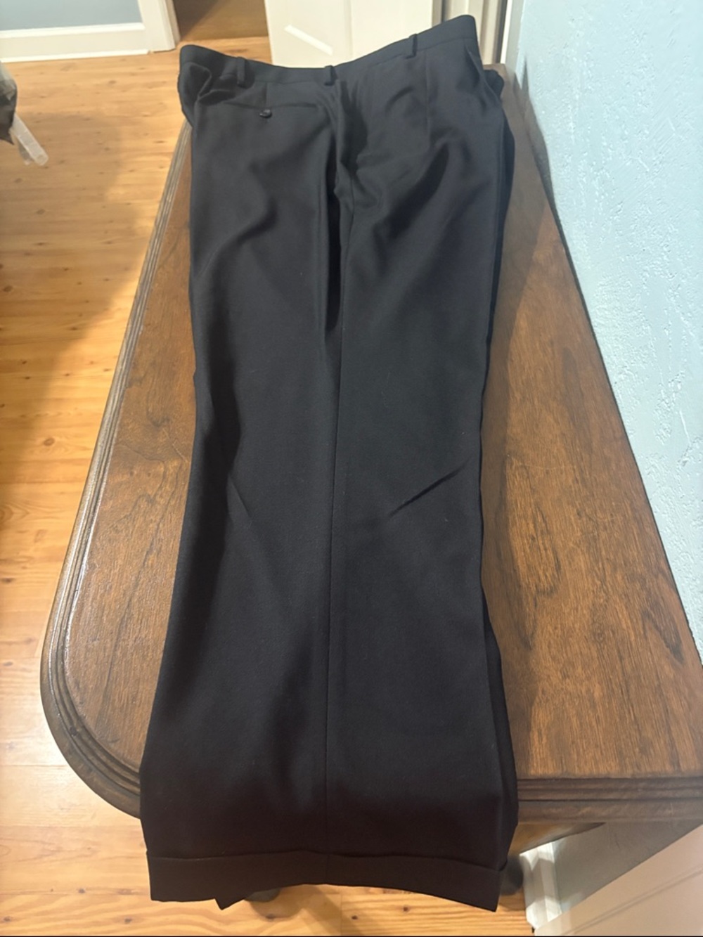 Roundtree & Yorke Black Men's Dress Pants